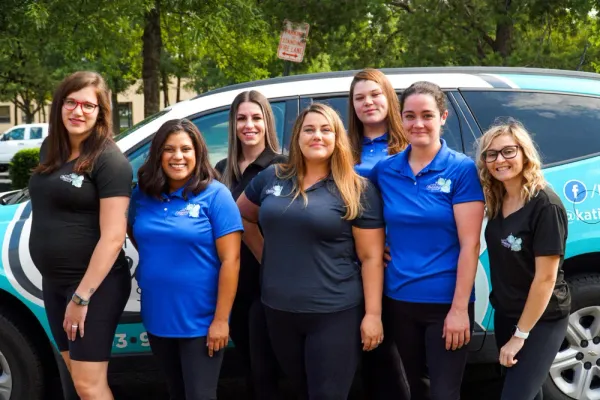 Katie's Cleaning Service Inc. cleaning team in Manassas
