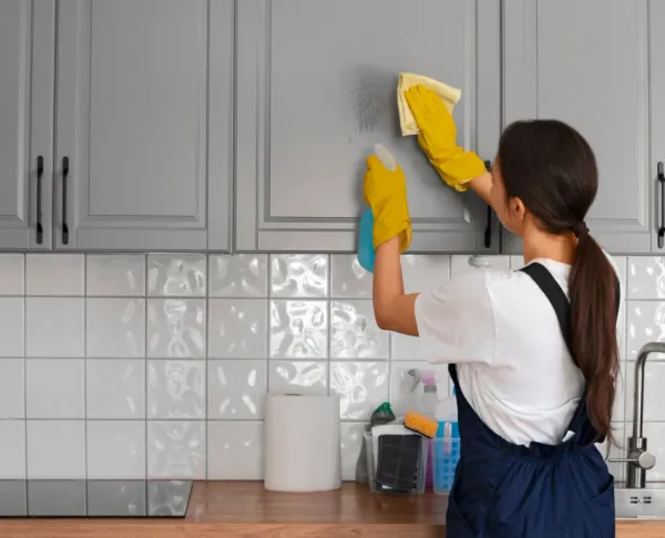 Red Bucket Cleaning Services cleaning team in Orlando]